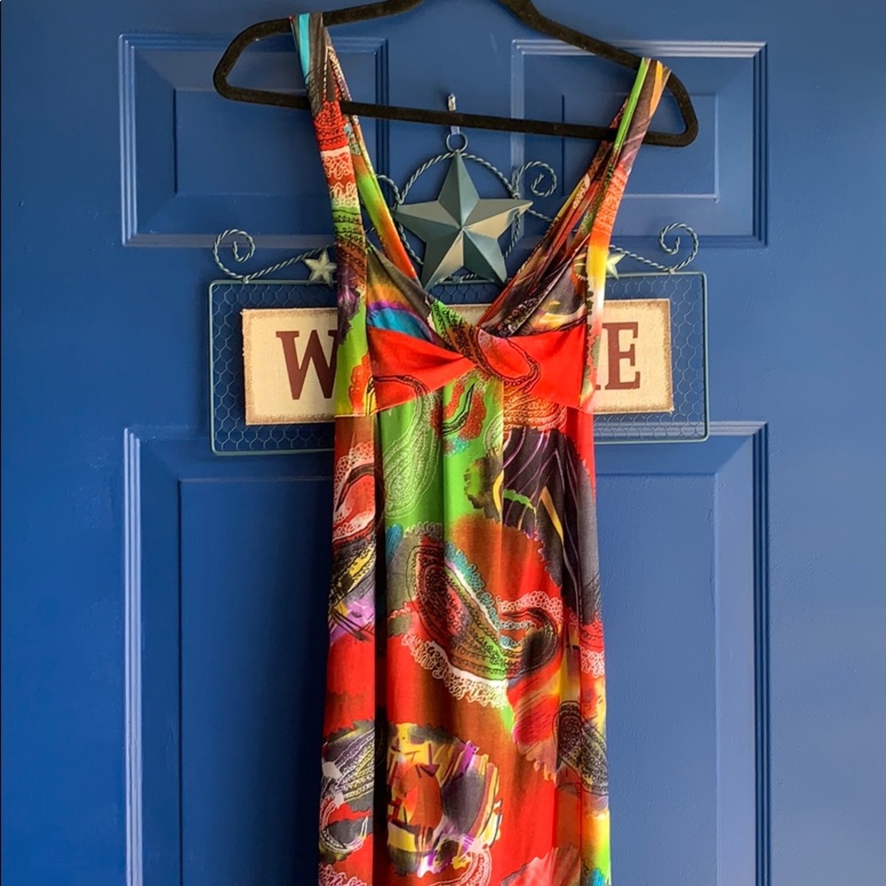 Colorful maxi dress for summer